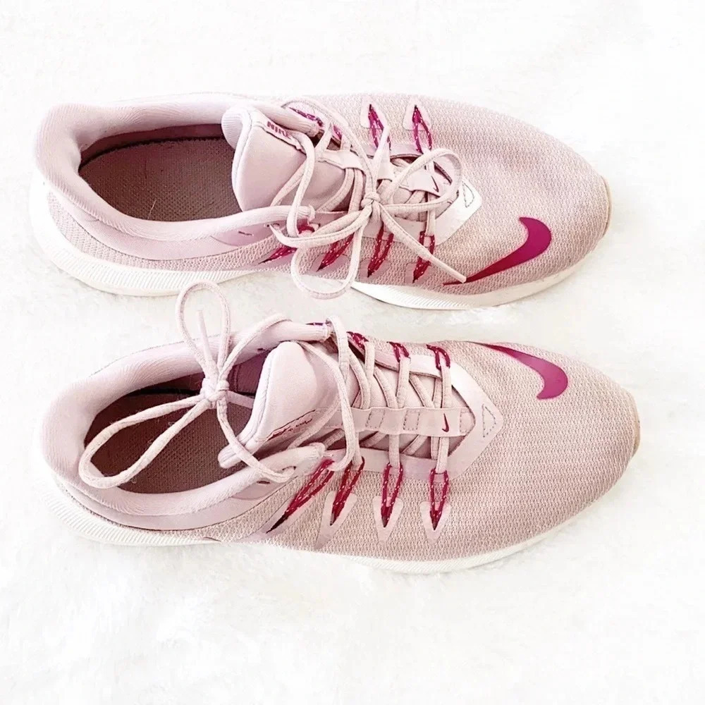 Nike Pink Quest Running Sneakers - Picture 3 of 11